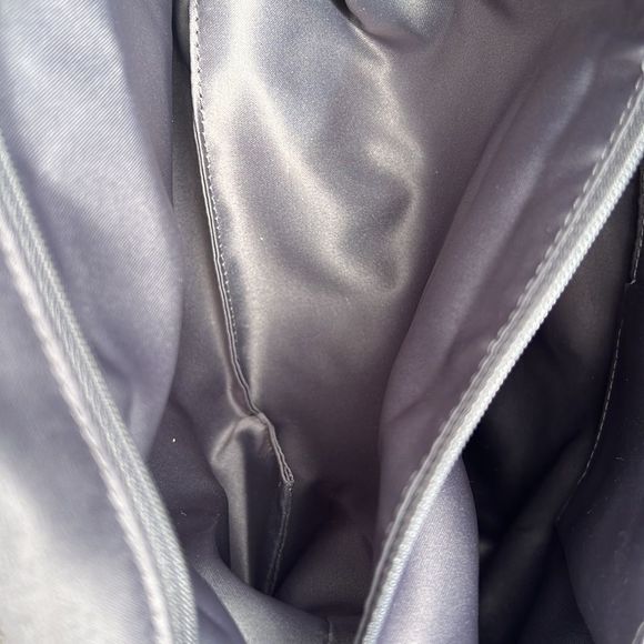 Coach Brook pewter metallic silver hobo satchel bag removable shoulder strap - Picture 8 of 13